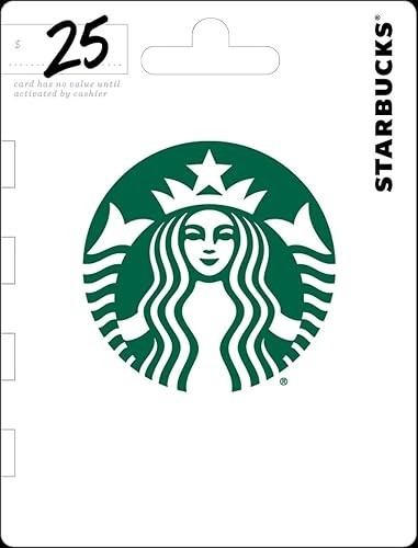 Starbucks Physical Gift Card